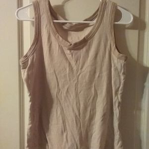Striped tank size large